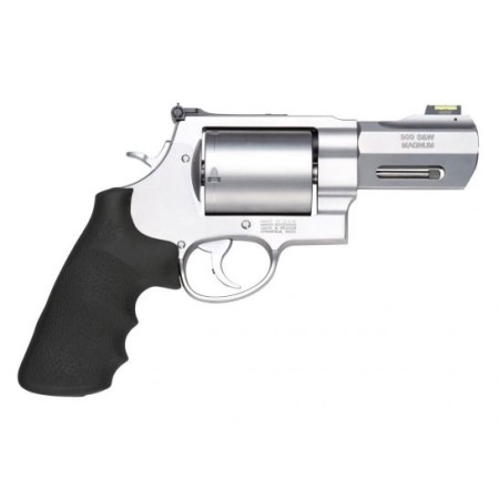 Smith & Wesson Model 500 3.5" 5rd 500 S&W Magnum Revolver w/ HI VIZ Sights, Stainless Steel - 11623