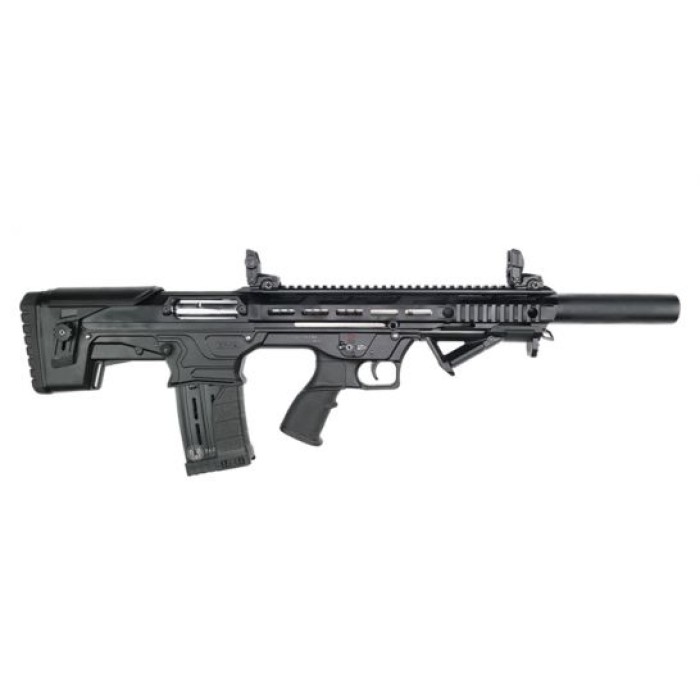 Panzer Arms BP12 Gen2 Semi-Auto 12 GA Bullpup Shotgun, Black - BP12BSSB