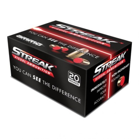 Ammo Inc STREAK 9mm 147 gr JHP Ammo, 20/Box - 9147JHP-STRK-RED