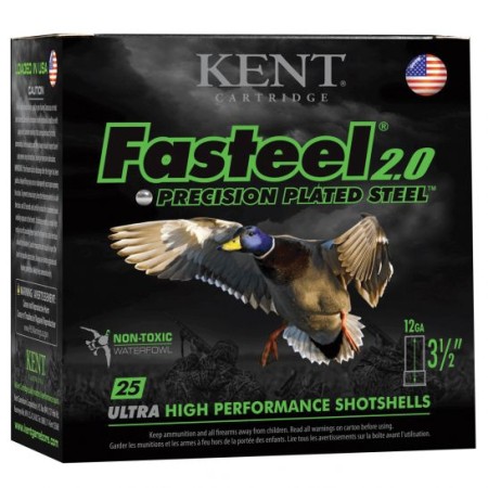 Kent Fasteel 2.0 12 Gauge Ammo 3-1/2" #2 Shot, 25 rds/box - K1235FS42-2