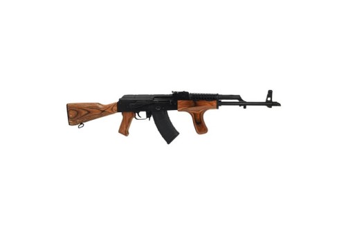 PSA AK-47 GF3 Forged Classic Rifle with Cheese Grater Upper Hand Guard and Wood Dong, Nutmeg