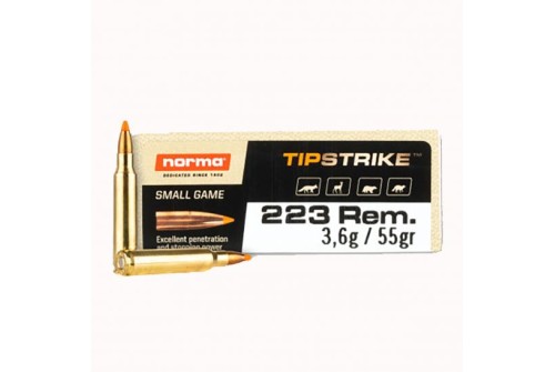 Norma Ammunition 20157352 Dedicated Hunting Varmint 223 Rem 55 GR Polymer Tip 20 Per Box/ 10 CS