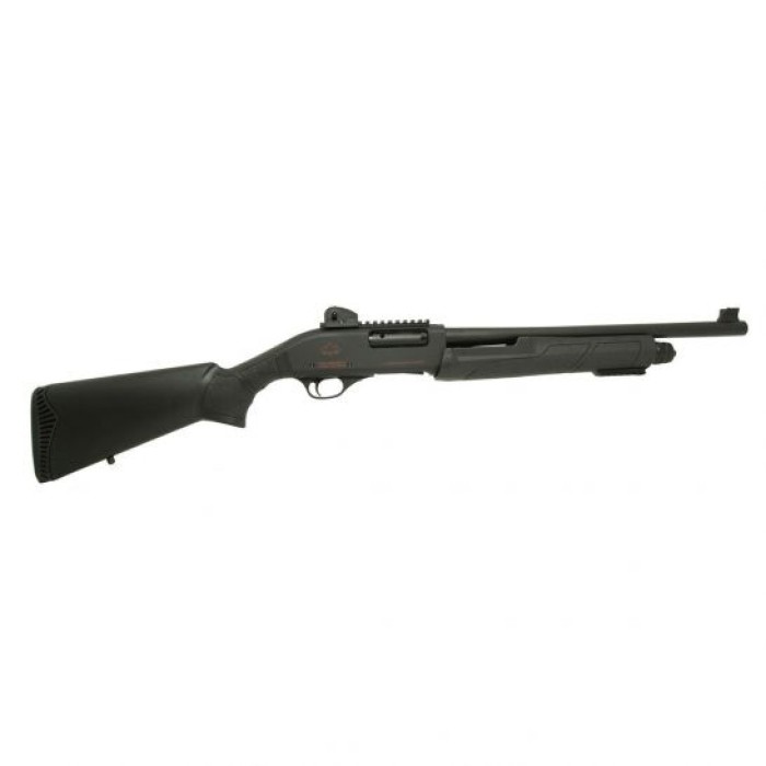 Black Aces Tactical Pro Series X 12 Ga Shotgun Pump 18.5", Blk - BATPSXPBW