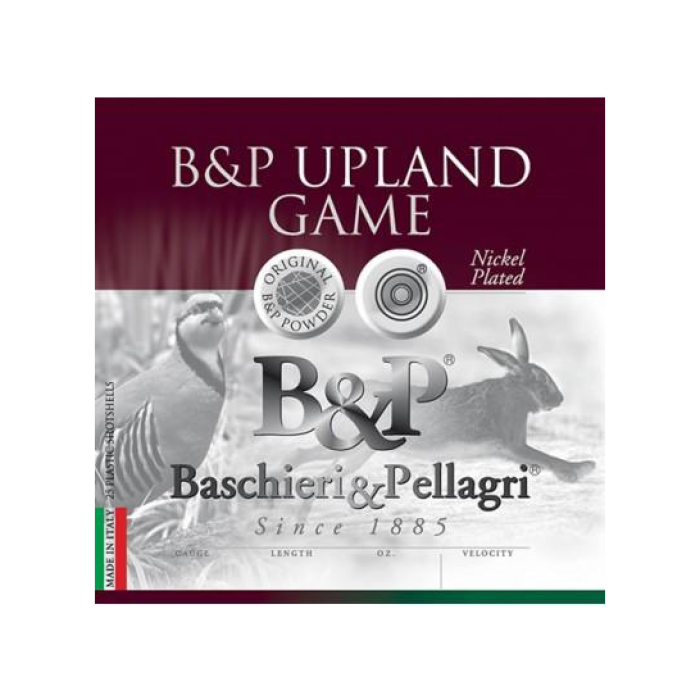 Baschieri & Pellagri Upland Game Shotshells 12 ga 3in 1-7/8 oz 1250 fps Size 7.5 25/ct, 123B78U7