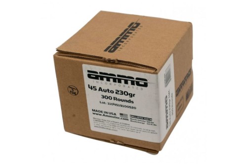 Ammo Inc 45 ACP Ammo 230 Grain TMC 300rd Range Pack - 45230TMC-B300