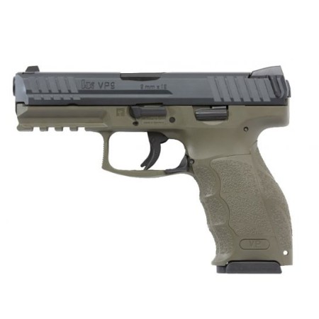 HK VP9 9mm Pistol 10rd OD Green NS- 81000236