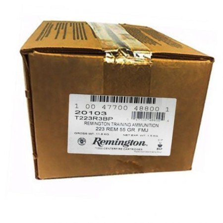 Remington Range Brass .223 Rem 55-Grain 1000-Rounds FMJ Loose Bulk