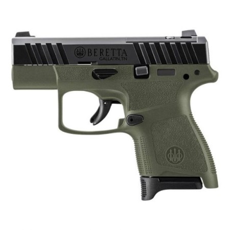 Beretta APX A1 Carry 8rds 9mm Pistol, OD Green - JAXN927A1