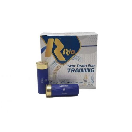 Rio Ammunition Star Team Training 28 Light Shotshells 12 GA 8-Shot 25-Rounds 2 3/4"