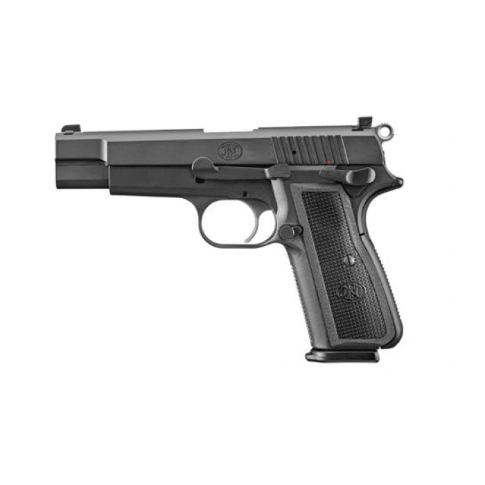 FN High Power 4.7" 10rd 9mm Pistol, Black - 66-101115