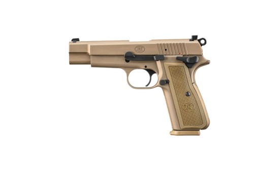 FN High Power 4.7" 10rd 9mm Pistol, Flat Dark Earth - 66-101117