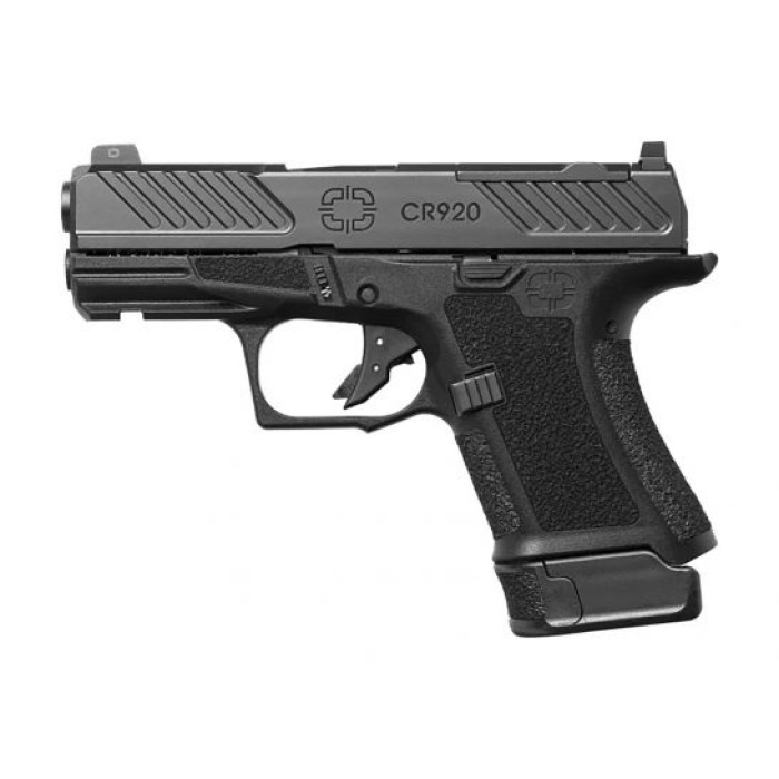 Shadow Systems CR920 Combat 3.41" 13rd 9mm Pistol, Blk/Blk - SS-4006