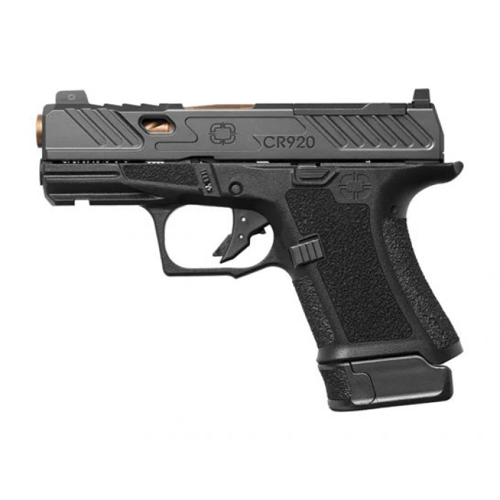 Shadow Systems CR920 Elite 3.41" 13rd 9mm Pistol, Blk/Bronze - SS-4012