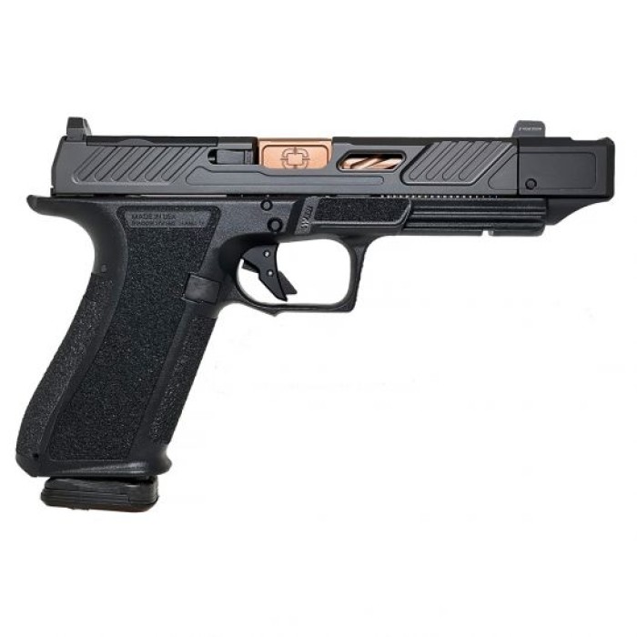 Shadow Systems DR920P Elite 5" 17rd 9mm Pistol, Blk/Bronze - SS-4002