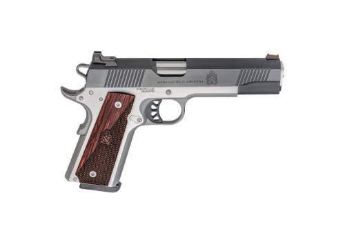 Springfield 1911 Ronin 5" 8rd 10mm Pistol w/Checkered Cocobolo Grips - PX9121L