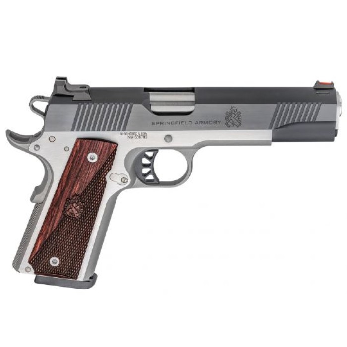 Springfield 1911 Ronin 5" 8rd 10mm Pistol w/Checkered Cocobolo Grips - PX9121L