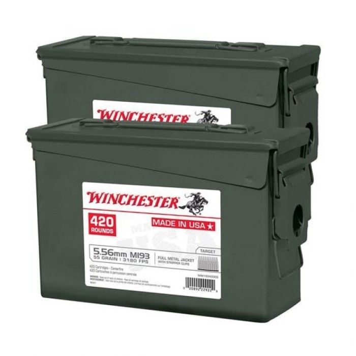 Win Ammo Usa 5.56x45 55gr. Fmj - 420rd Ammo Can