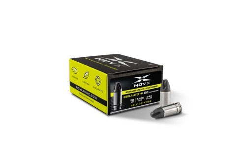 NOVX Engagement Extreme 56 gr .380 ACP +P  Ammo, 20rds - 380EEPSS-20