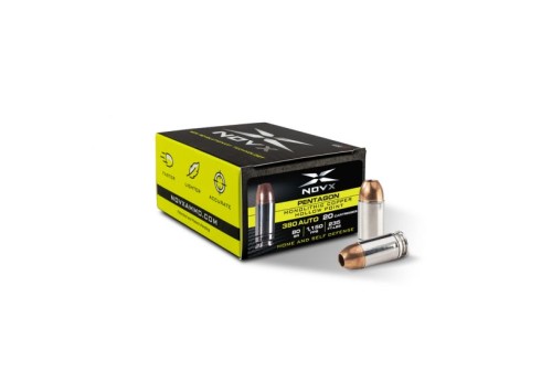 Novx Pentagon .380 ACP, 80gr, Fluted - 20 Rounds [MPN: 380CP80-20]