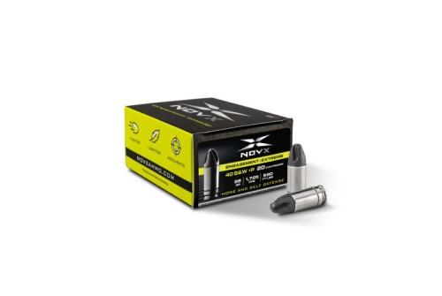 NOVX Engagement Extreme 88gr .40 S&W +P Ammo, 20rds - 40EEPSS-20