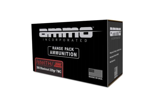 Ammo Inc StelTH 300 Blackout Ammo 220gr Subsonic TMC 200rds