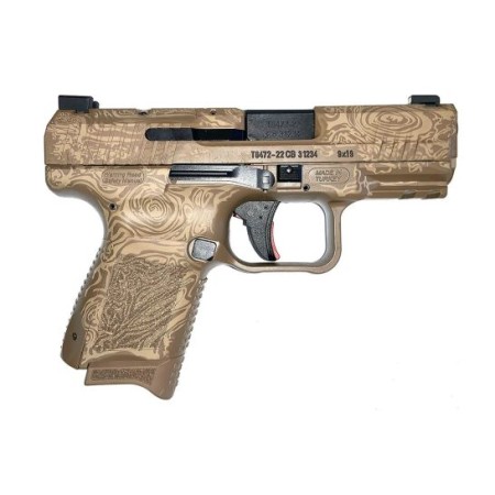 Canik TP9 Elite SC 9mm Pistol 3.6" 15rd, Damascus Tan - HG5610DT-N