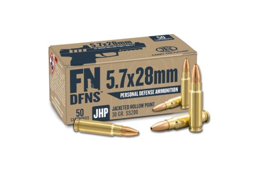 FN 10700030 Dfns  5.7X28mm 30 GR Jacket Hollow Point 50 Per Box/ 10 CS