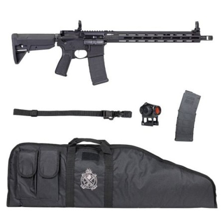 Springfield Armory Saint Victor Ar-15 Rifle Gear UP Package 5.56 30Rd Magazines (2) 16" Barrel Black With Gear UP Bag STV916556B-GU23