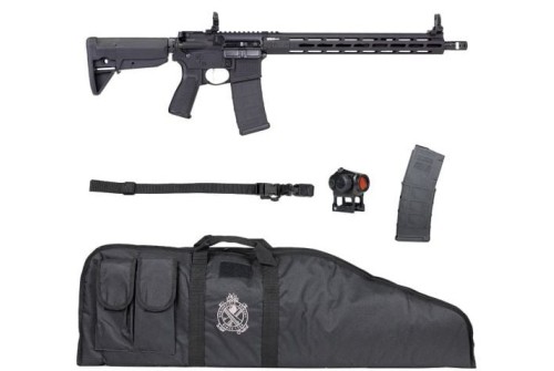 Springfield Armory Saint Victor Ar-15 Rifle Gear UP Package 5.56 30Rd Magazines (2) 16" Barrel Black With Gear UP Bag STV916556B-GU23