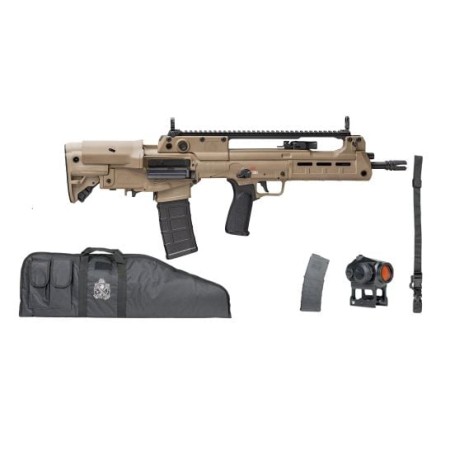 Springfield HL916556F-GU23 Hellion Bullpup FDE 5.56mm Gear Up Rifle Package w/ Extra Mag Vortex Optic Sling 30+1