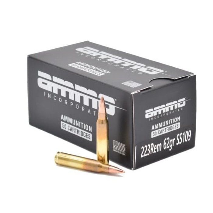 AMMO INC IGNATURE .223 REM, 62gr, FMJ - 50 rounds