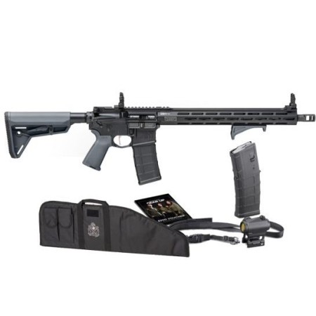 SPRINGFIELD ARMORY Saint Victor 5.56 NATO 16in 30rd Gray Rifle in Gear Up Package with Vortex Crossfire/Sling/Extra Mag (STV916556YP-GU23)