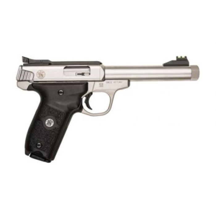 S&W SW22 Victory .22LR Target Pistol w/ Threaded Barrel, Stainless - 10201