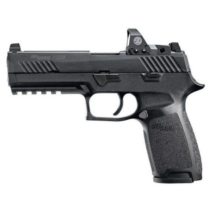 Sig Sauer P320 RX Full-Size 9mm Pistol with Romeo1 Reflex Sight - 320F-9-BSS-RX