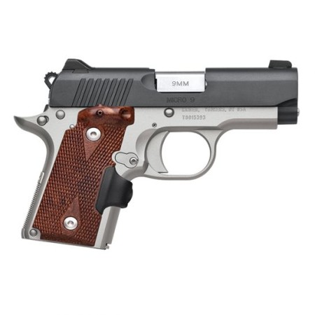 Kimber Micro 9u2122 9mm Pistol W/ Rosewood Crimson Trace Lasergrips, Two-toned - 3300101