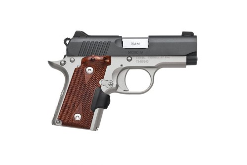 Kimber Micro 9u2122 9mm Pistol W/ Rosewood Crimson Trace Lasergrips, Two-toned - 3300101