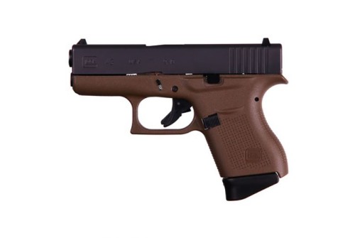 Glock G43 Gen3 9mm Pistol, 6+1 RD, Flat Dark Earth - UI4350201D