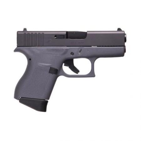 Glock 43 9mm Pistol, Gray Frame- UI4350201GF