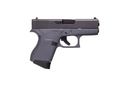 Glock 43 9mm Pistol, Gray Frame- UI4350201GF