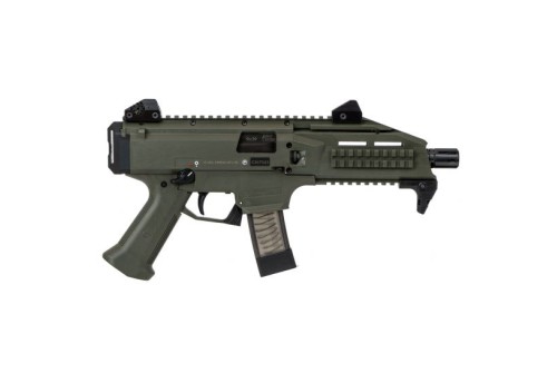 CZ Scorpion EVO 3 S1 9mm Pistol, OD Green - 91355