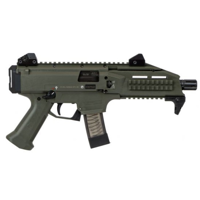 CZ Scorpion EVO 3 S1 9mm Pistol, OD Green - 91355