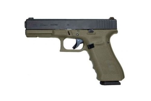 Glock 22 Gen 4 Frame Battlefield Green .40 SW - No Action