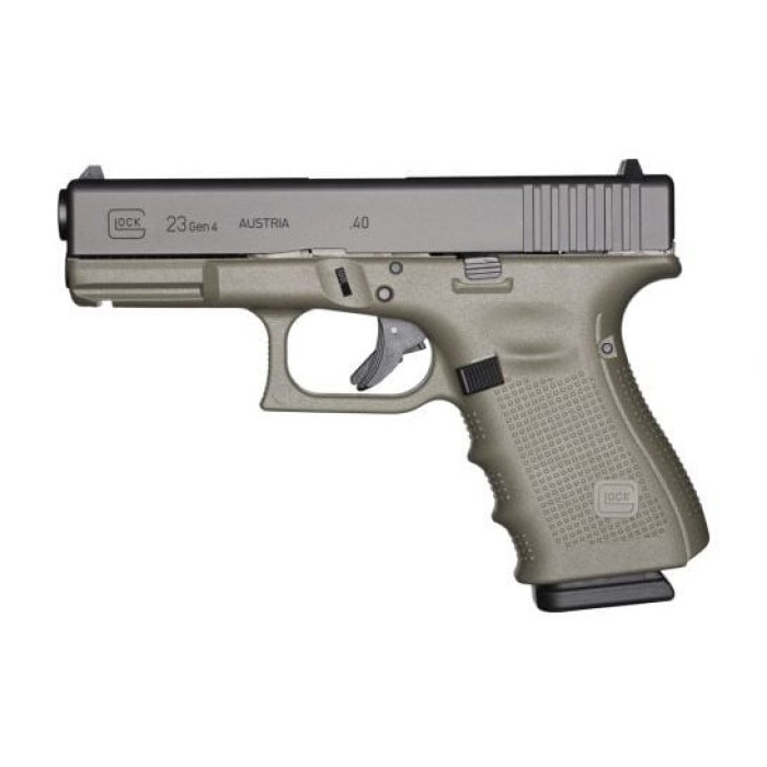 Glock 23 Gen 4 Frame Battlefield Green .40 SW - No Action