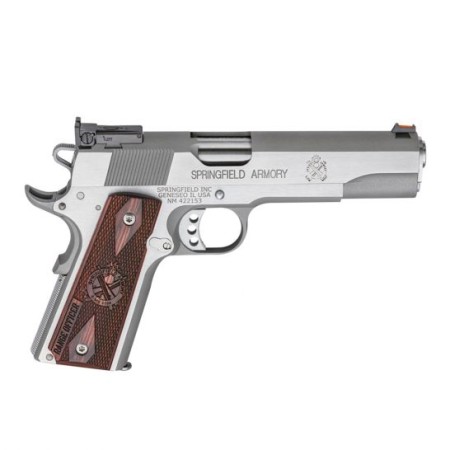 Springfield Armory 1911, Spg Pi9124l        45 Range Offcr 5in As   Ss
