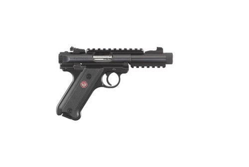 Ruger Mark IV Tactical .22 LR Threaded Barrel Pistol, Black - 40150