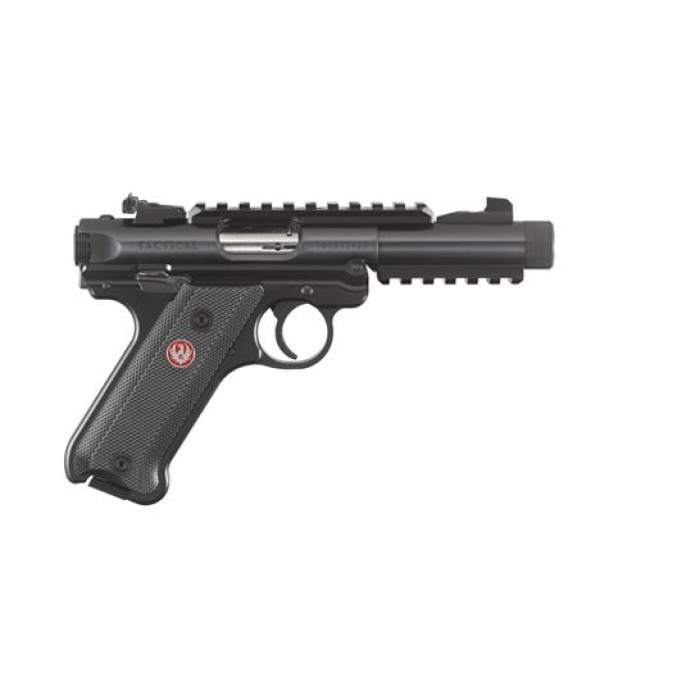 Ruger Mark IV Tactical .22 LR Threaded Barrel Pistol, Black - 40150