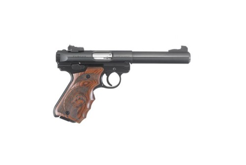 Ruger Mark IV Target 5.5" .22lr Wood Grip Pistol - 40159