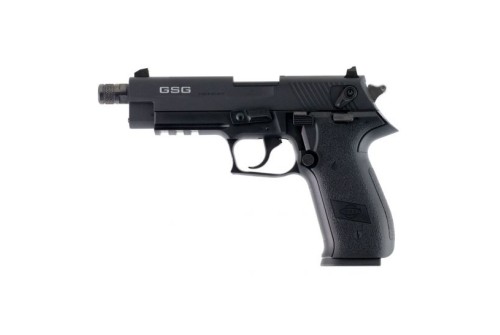 ATI GSG Firefly 4.9" .22lr Threaded Barrel Pistol, Black - GERG2210TFF