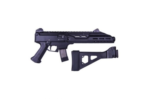 CZ Scorpion Evo 3 S1 9mm Pistol w/ Folding Brace, Black - 91354