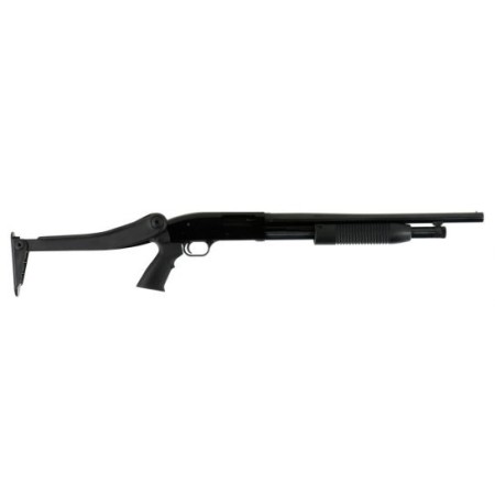 Mossberg Maverick 88 - Security with Top-Folding Stock - 6 Shot 12 Gauge Pump-Action Shotgun, Black - 31027